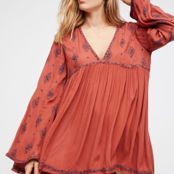 🆕️Free People Diamond Embroidered Tunic - Picture 3 of 8